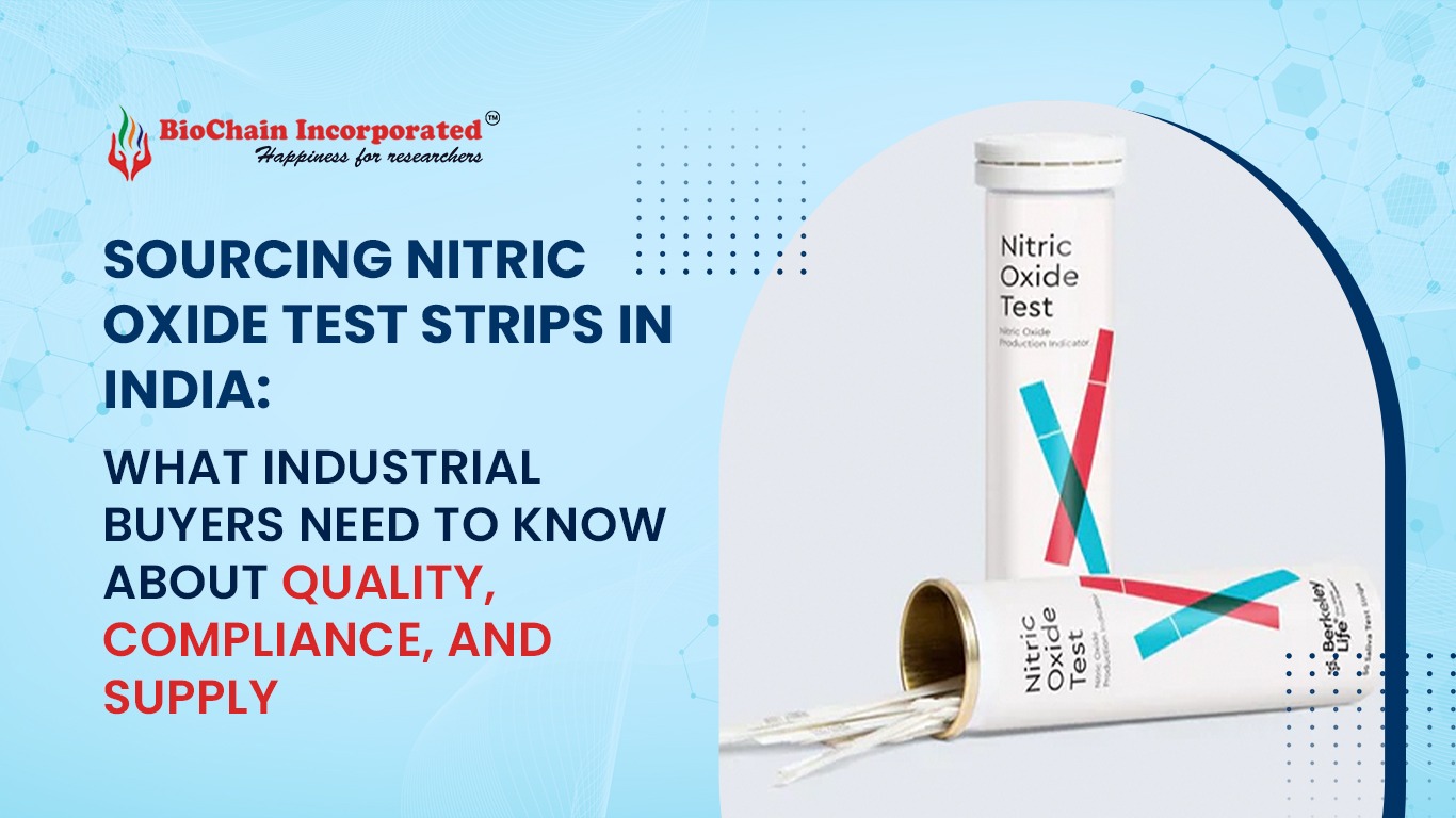 Sourcing Nitric Oxide Test Strips in India: What Industrial Buyers Need to Know