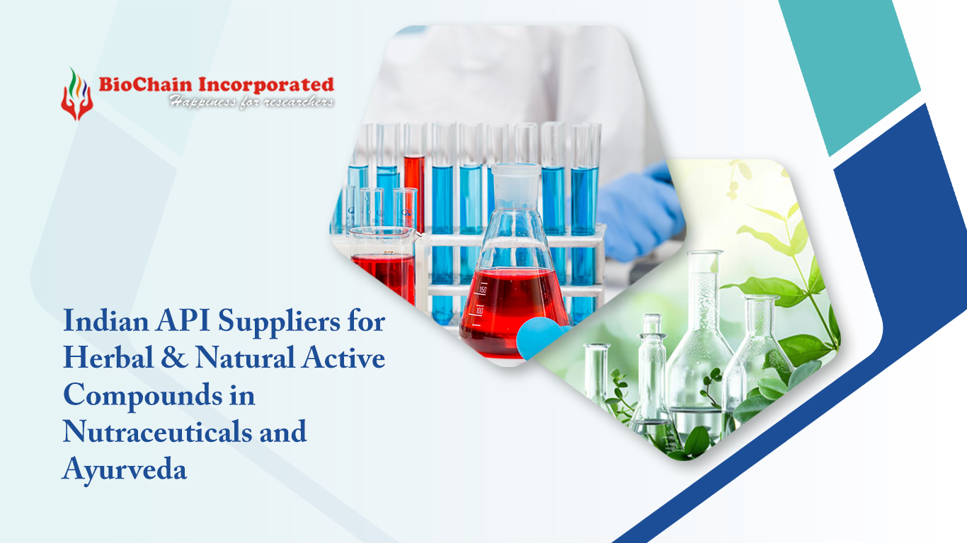 Indian API Suppliers for Herbal and Natural Active Compounds in Nutraceuticals and Ayurveda